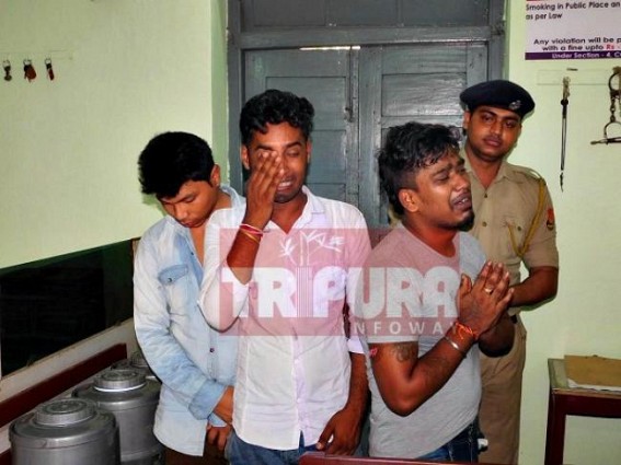 Three Tripura youths arrested in blackmailing charge